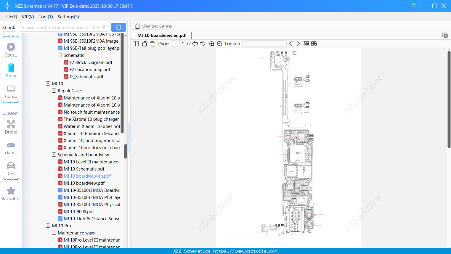 Xiaomi MI 10 Boardview En
